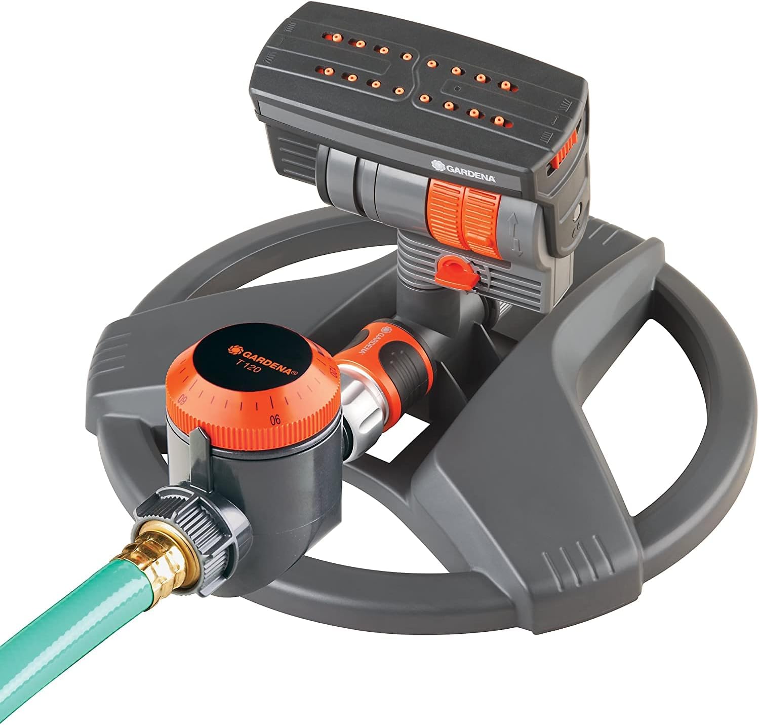 GARDENA ZoomMaxX Sprinkler + Timer
