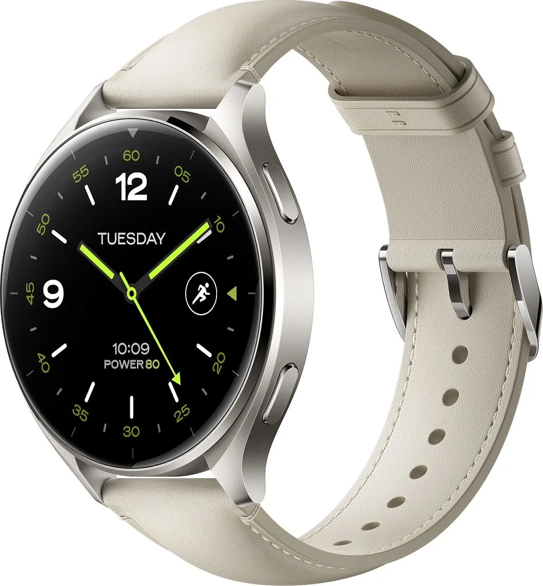 Xiaomi Watch 2 Titan Gray / White Leather Strap (M2320W1)