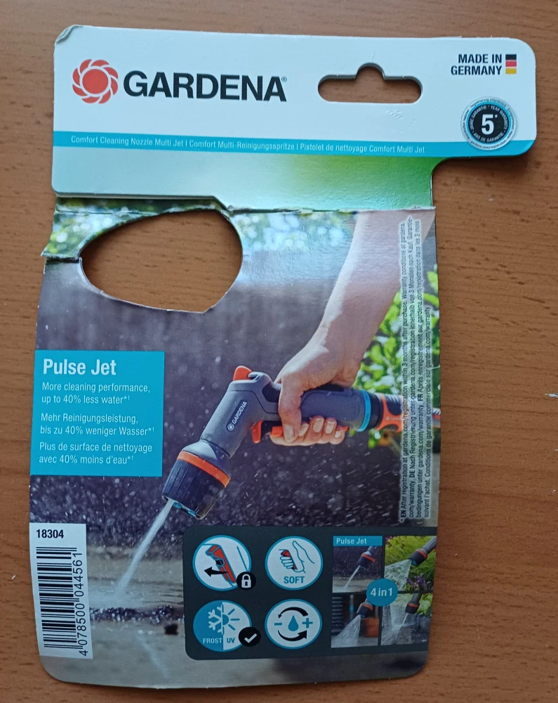 GARDENA Comfort Cleaning Nozzle Multi Jet 18304