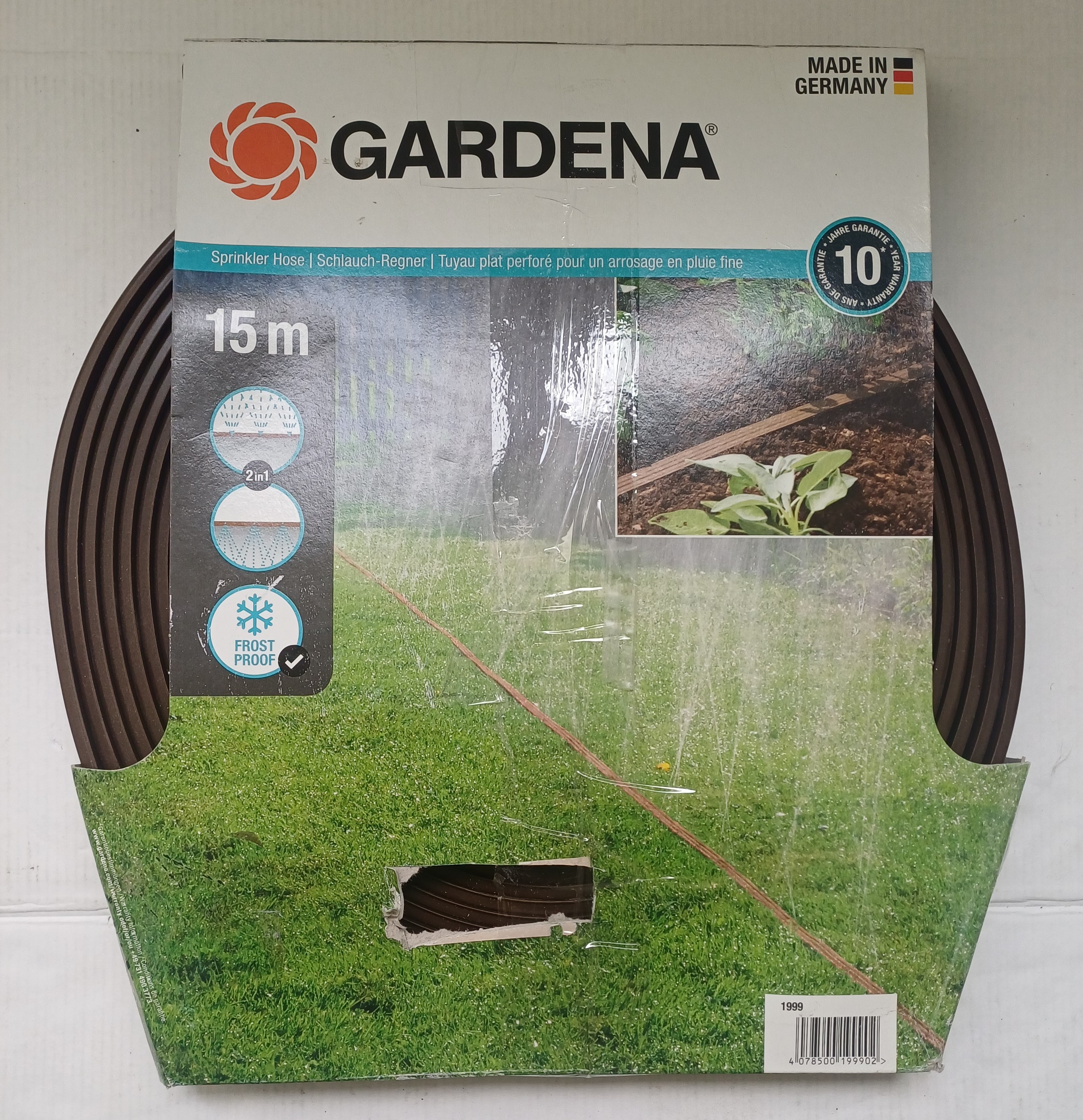 GARDENA 1999-20 zavlažovací hadice 15 m – plochá perforovaná hadice