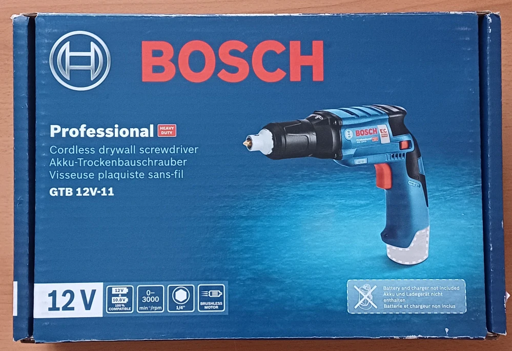 Bosch GTB 12V-11 Professional - aku šroubovák na sádrokarton (SOLO)