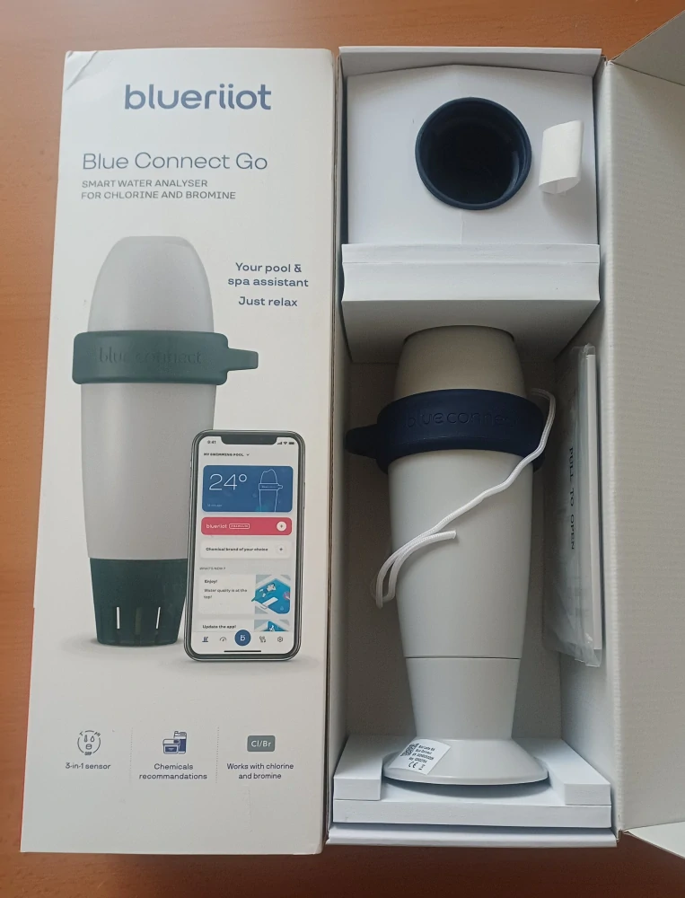 Blueriiot Blue Connect Go – chytrý analyzátor vody pro bazén a vířivku