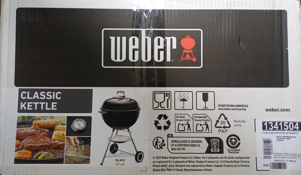 Weber Classic Kettle 57 cm černý 1341504