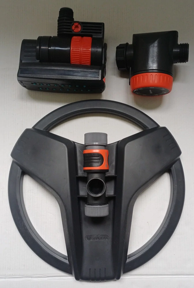 GARDENA ZoomMaxX Sprinkler + Timer