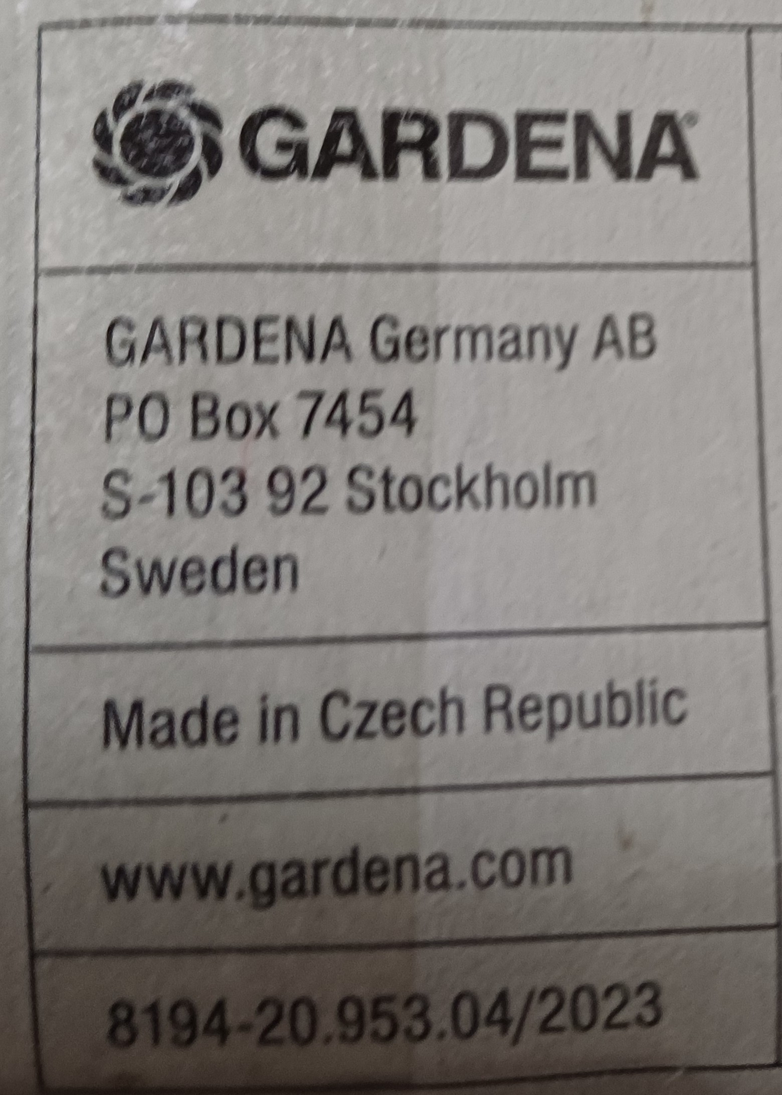 Gardena 4-cestný rozdělovač 8194-20
