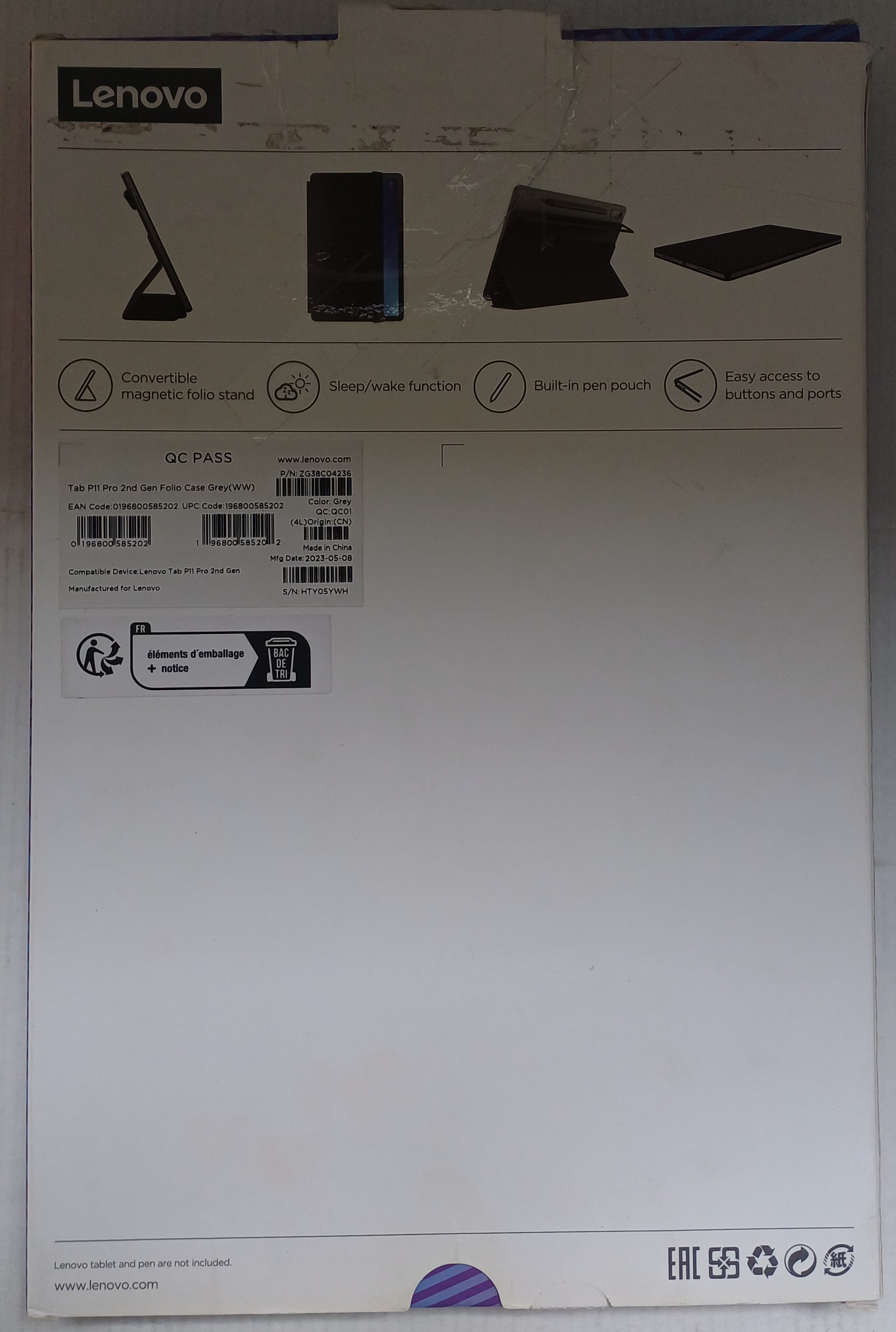Lenovo Folio Case pro Lenovo Tab P11 Pro 2nd Gen