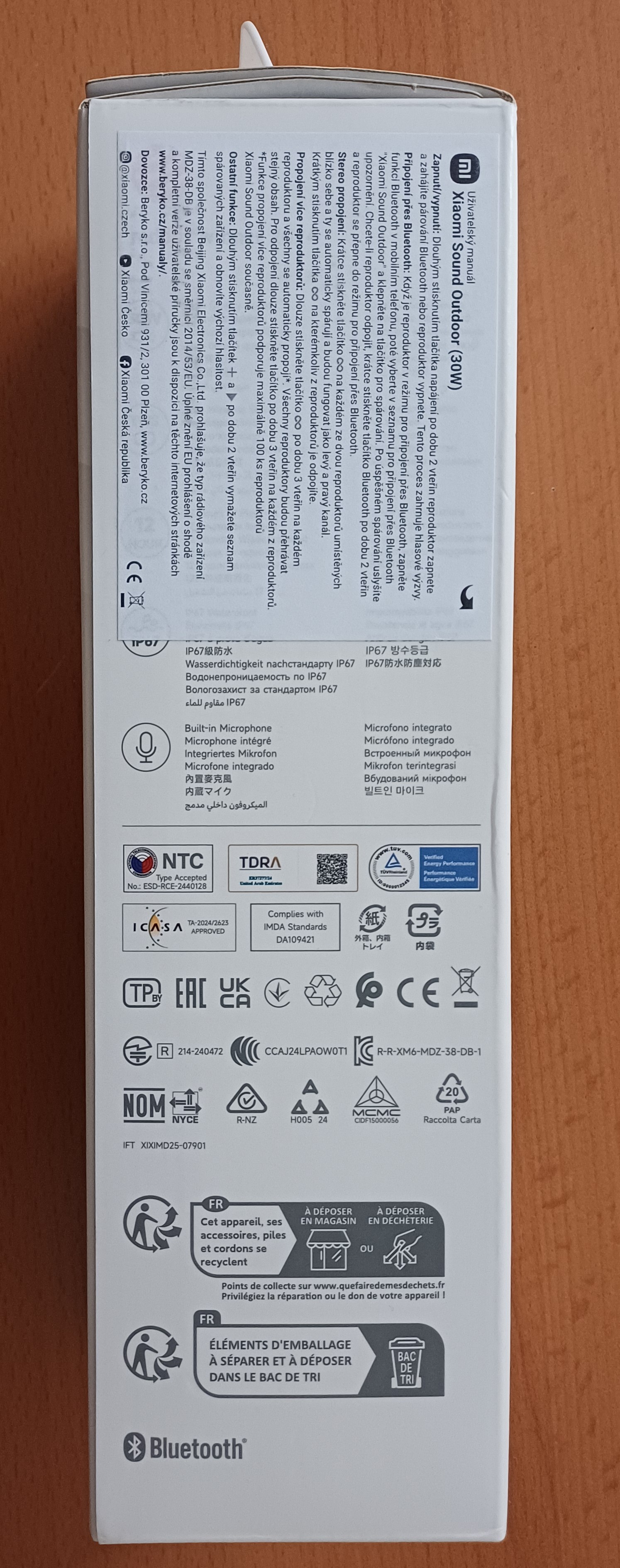 Xiaomi Sound Outdoor 30W – přenosný Bluetooth reproduktor, černý