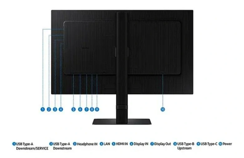 Samsung ViewFinity S6 – S24D600UAU – 24" QHD IPS / 100 Hz  USB-C HUB Profesionální monitor 
