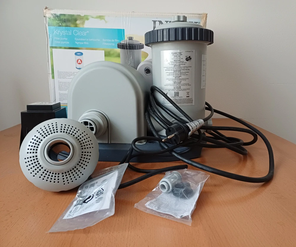 Intex Krystal Clear 636G – kartušová filtrace pro nadzemní bazény