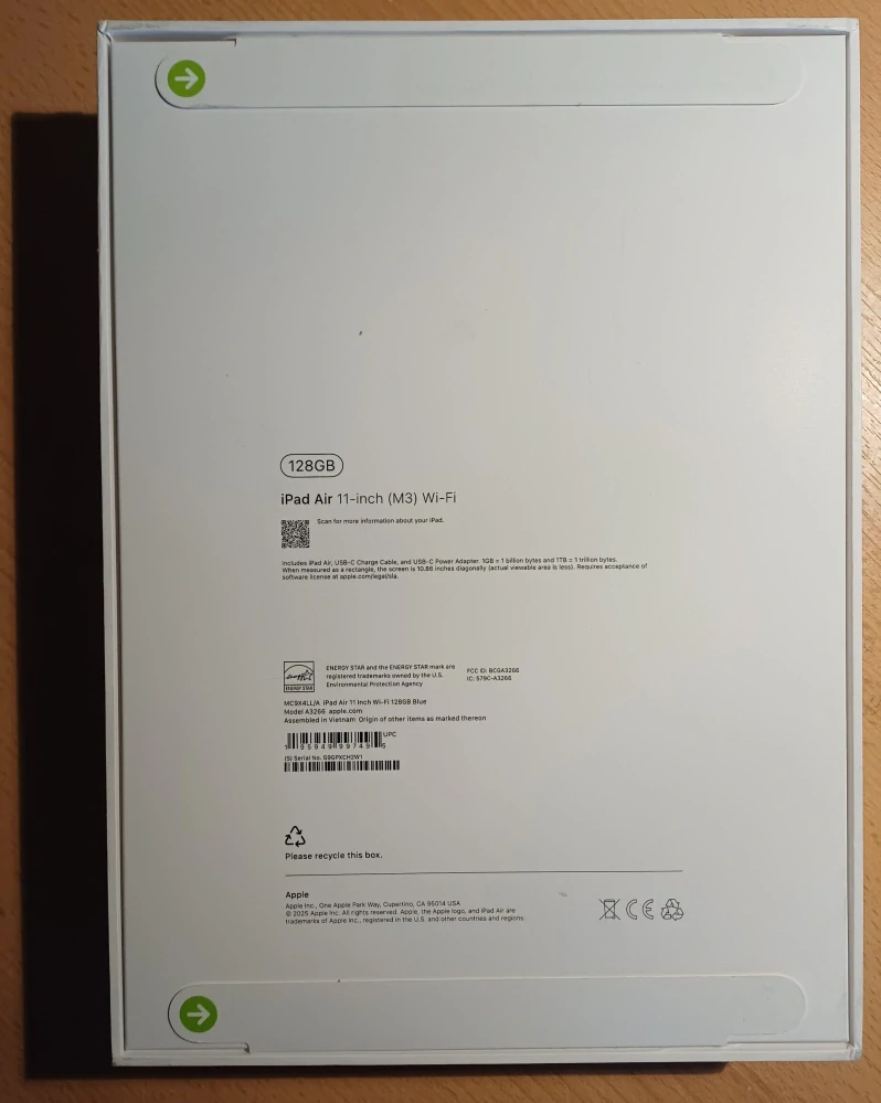 Apple iPad Air 11" (M3) 128GB, Blue