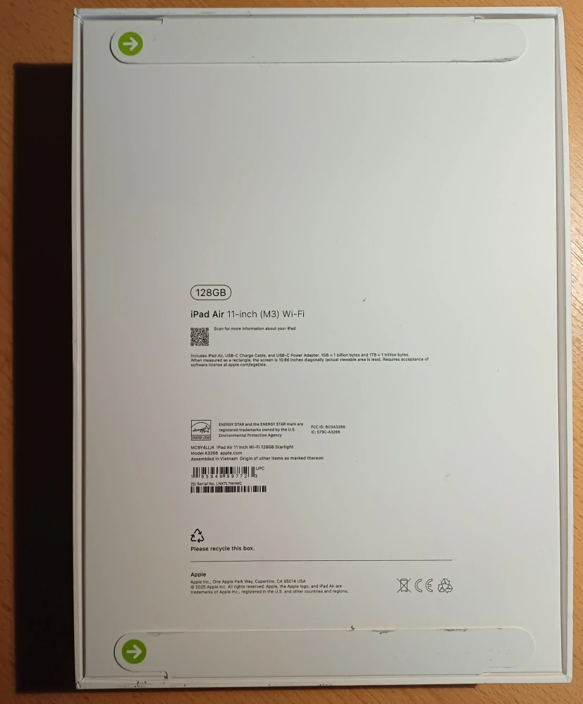 Apple iPad Air 11" (M3) 128GB, Starlight