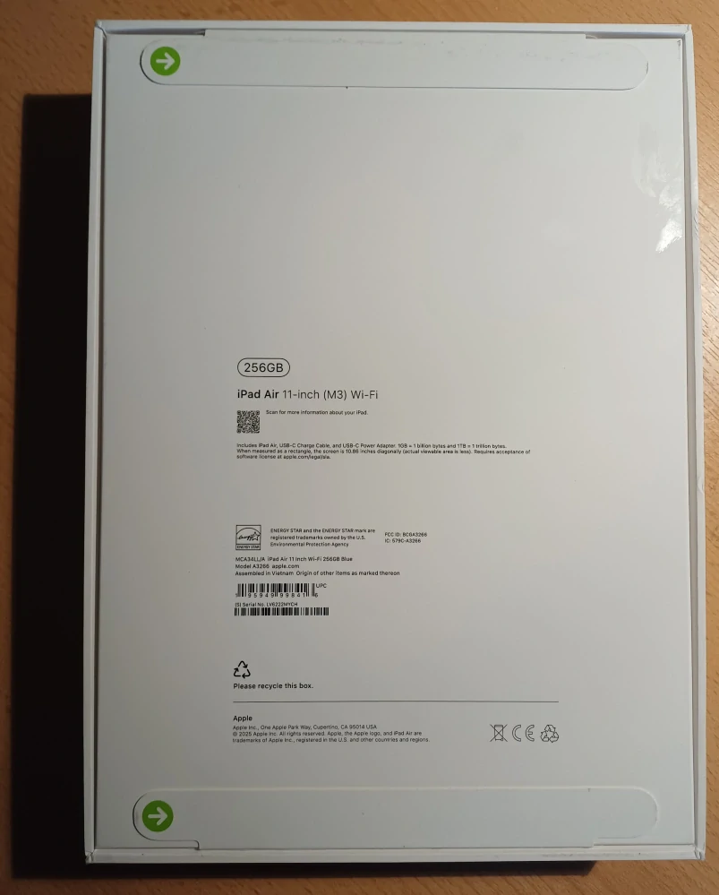 Apple iPad Air 11" (M3) 256GB, Blue