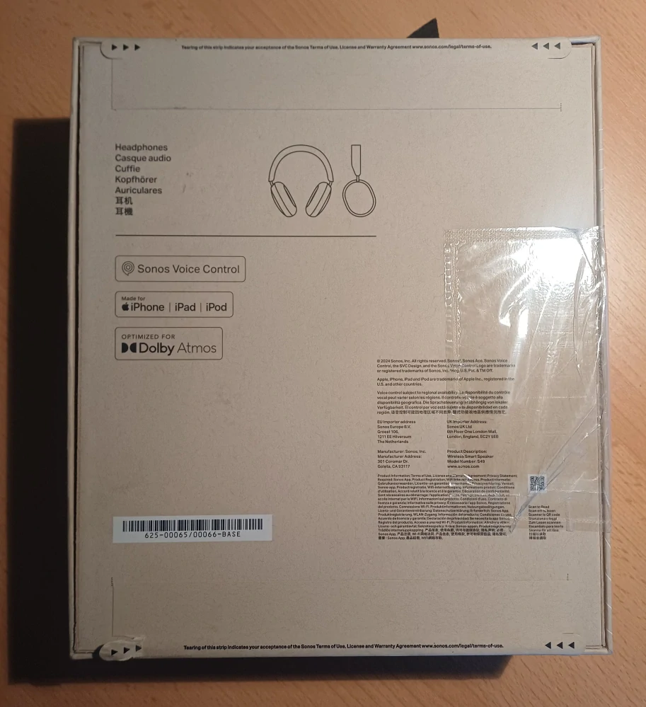 Sonos Ace Wireless Headphones White – bezdrátová sluchátka