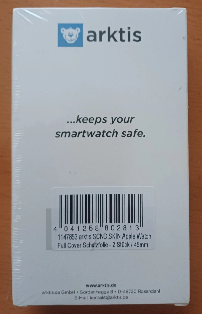 Ochranná fólie arktis SCND.SKIN pro Apple Watch 45 mm (2 ks)