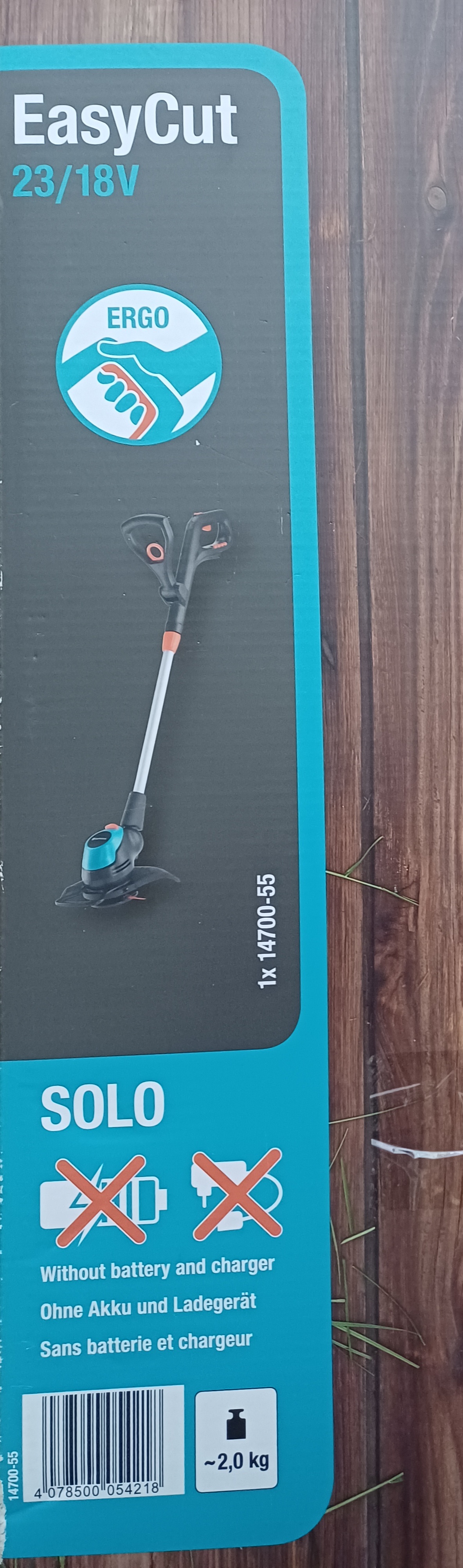 Gardena EasyCut 23/18V P4A SOLO