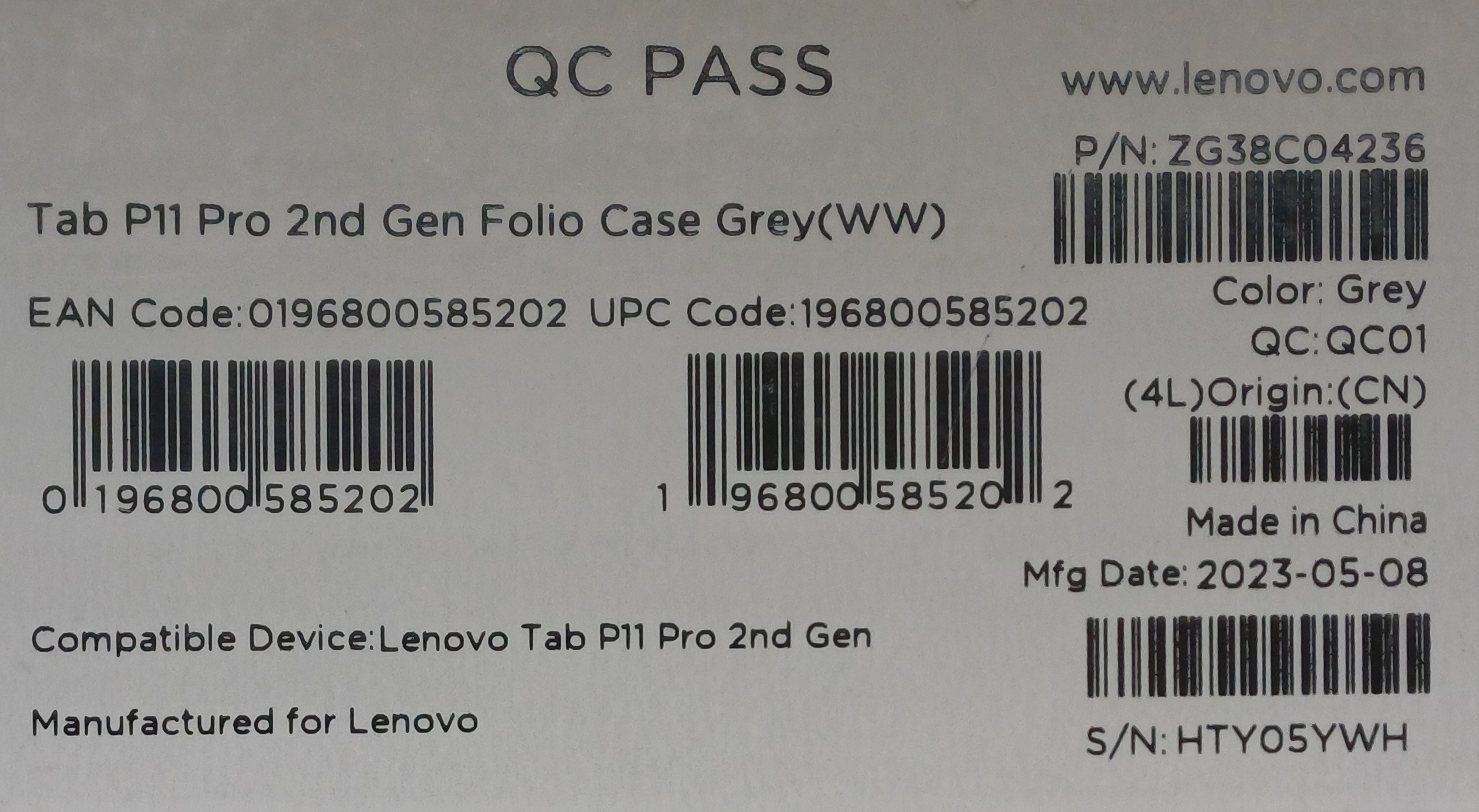 Lenovo Folio Case pro Lenovo Tab P11 Pro 2nd Gen