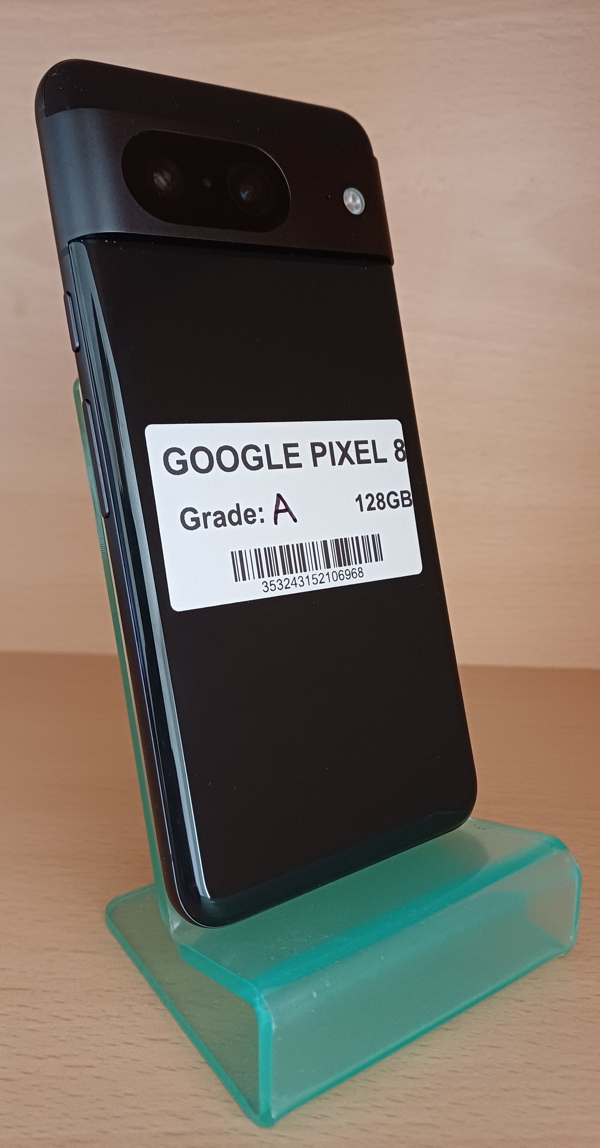 Google Pixel 8 128GB Obsidian, A