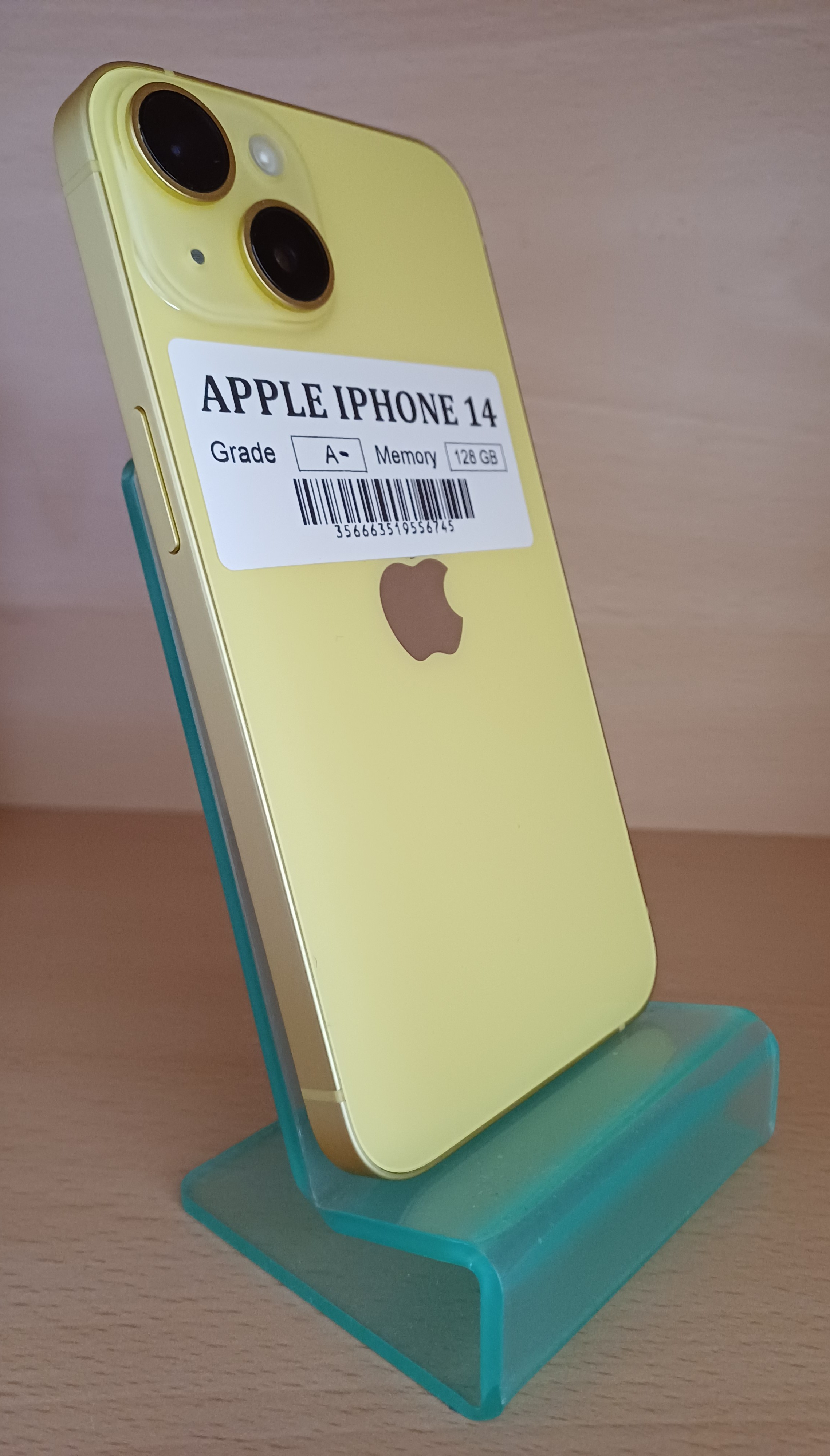 Apple iPhone 14 128 GB Yellow, A- | 88% baterie 