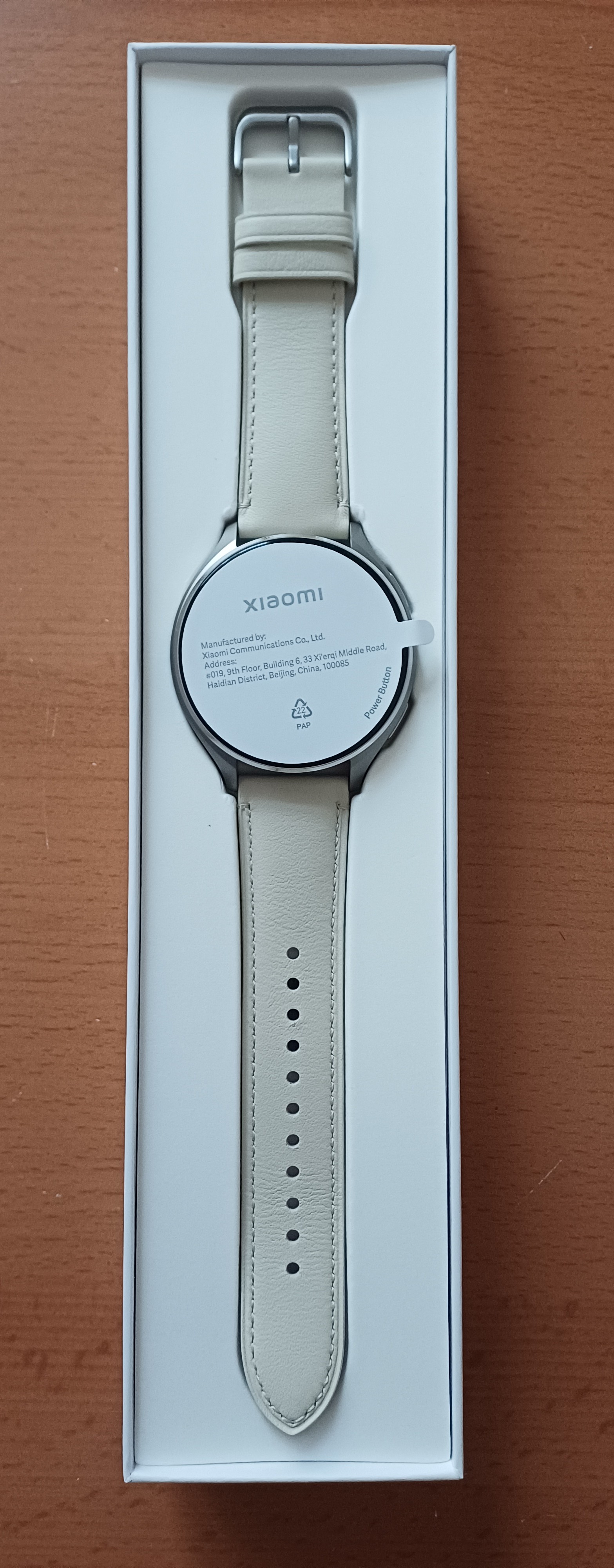 Xiaomi Watch 2 Titan Gray / White Leather Strap (M2320W1)