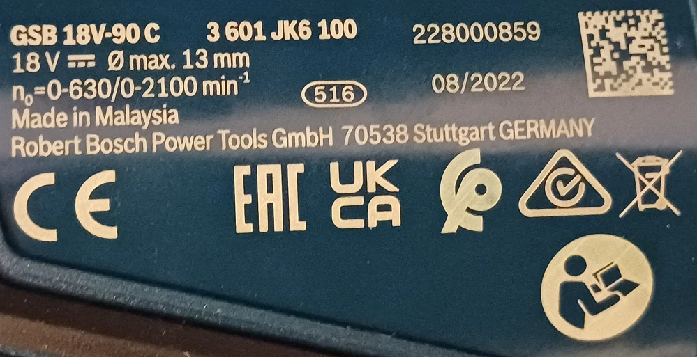 Bosch GSB 18V-90 C Professional – aku kombinovaný šroubovák s příklepem (L-BOXX, bez aku)