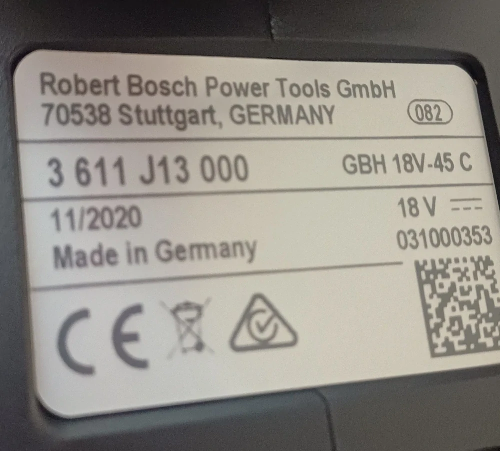 Bosch GBH 18V-45 C Professional – BITURBO SDS-MAX