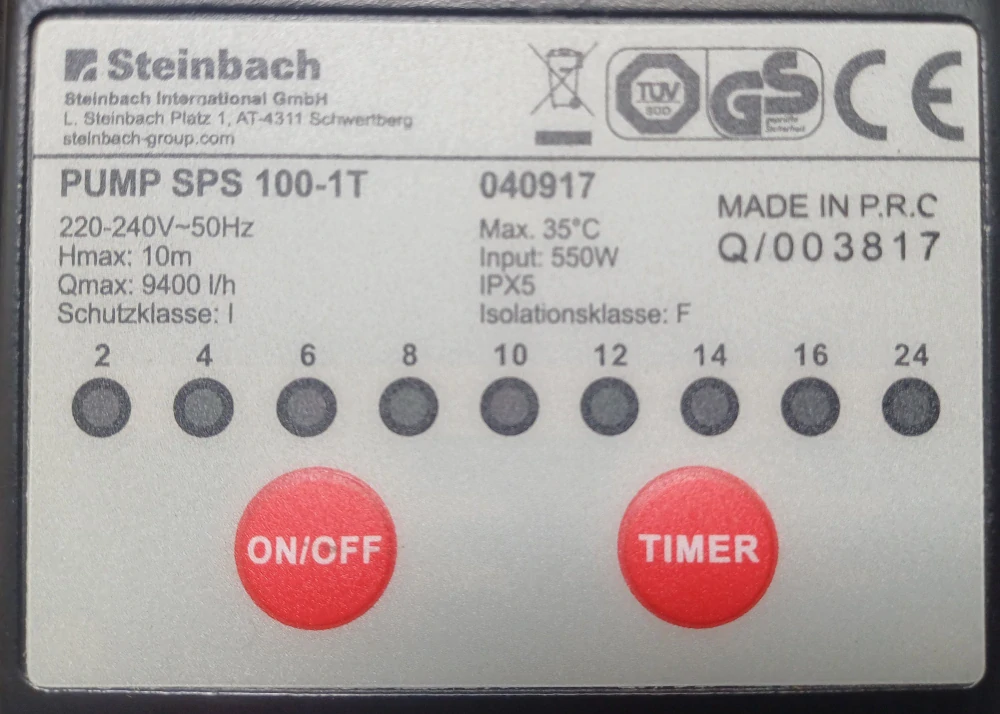 Steinbach SPS100-1T 040917