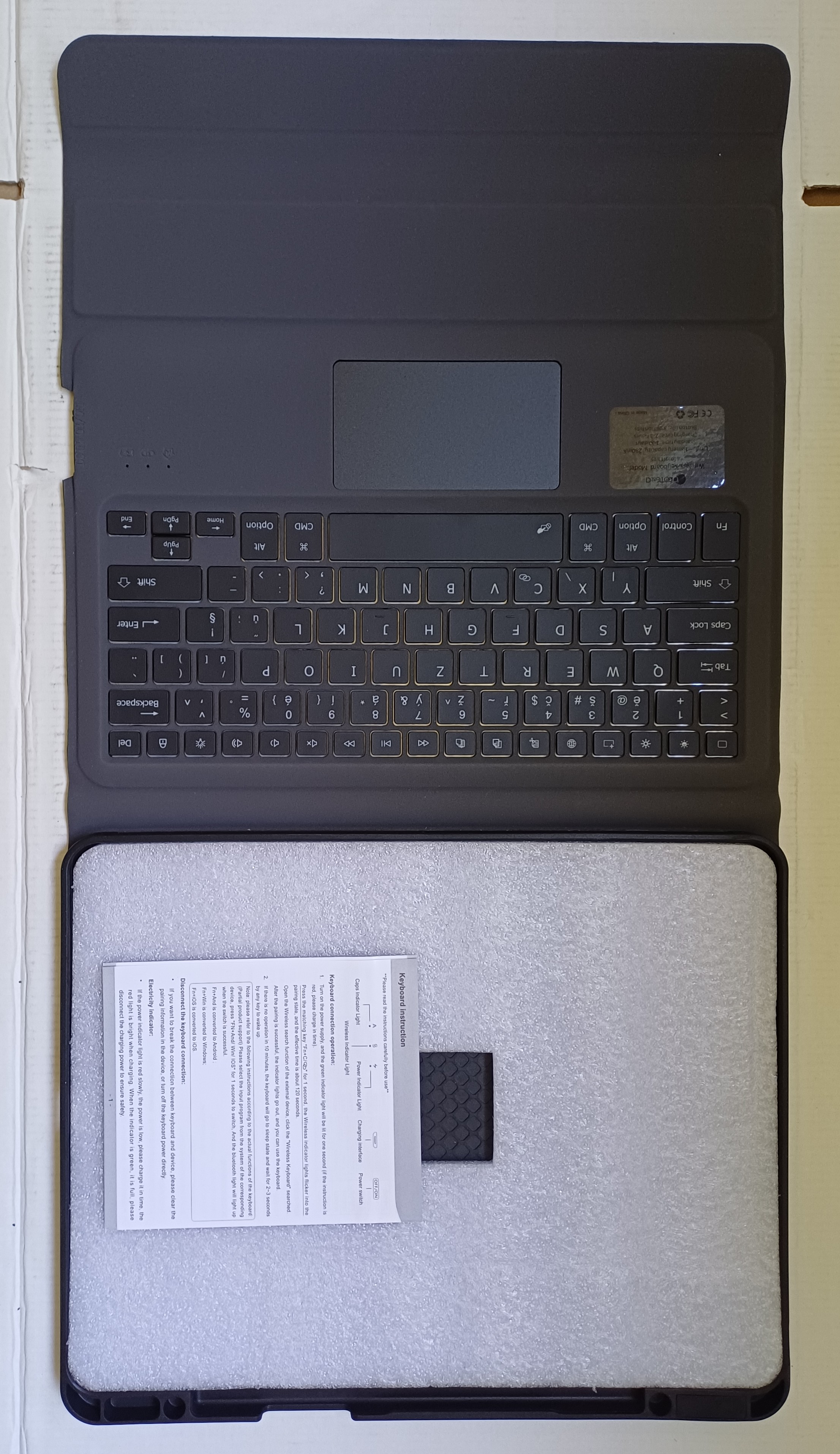 COTEetCI Keyboard Case pro Apple iPad Pro 12.9" (2020/2021/2022)