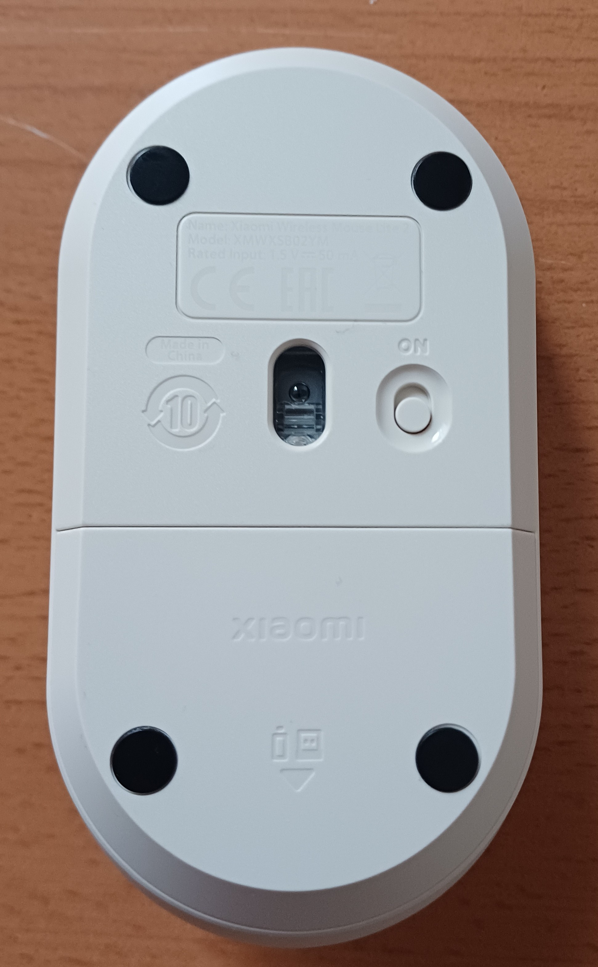Xiaomi Wireless Mouse Lite 2 – bezdrátová myš 2,4 GHz, bílá