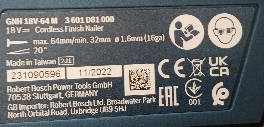 Bosch GNH 18V-64 M Professional