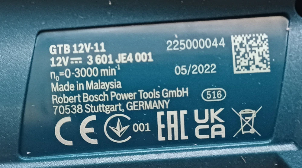 Bosch GTB 12V-11 Professional - aku šroubovák na sádrokarton (SOLO)