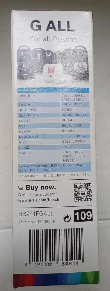 Bosch G ALL BBZ41FGALL 4 ks