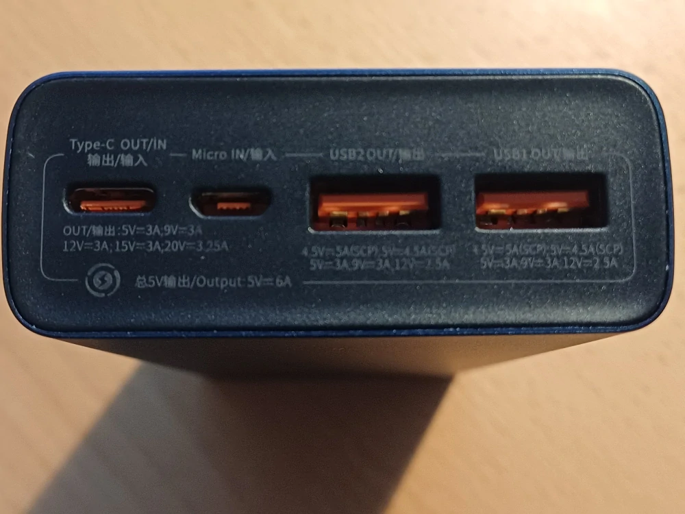 Baseus Adaman Metal Power Bank 20000mAh 65W – Digital Display Quick Charge