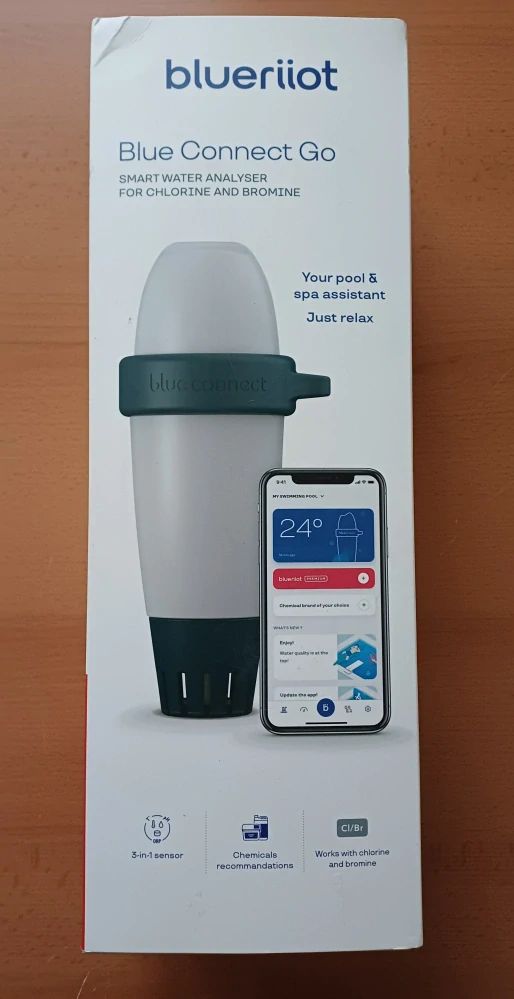 Blueriiot Blue Connect Go – chytrý analyzátor vody pro bazén a vířivku