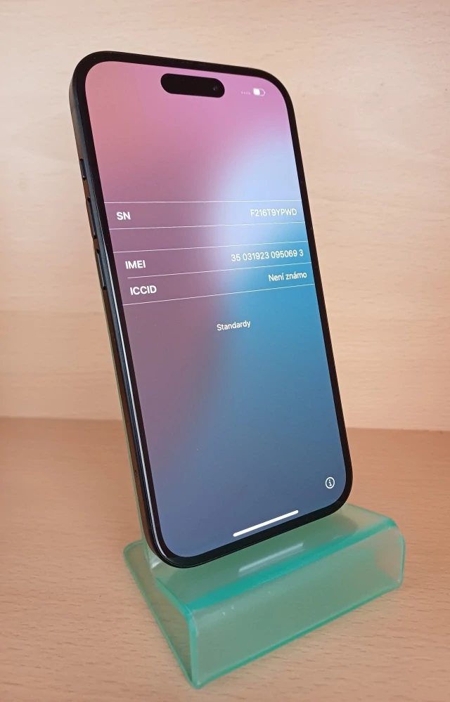 Apple iPhone 15 128 GB Black,  A+ | 100% baterie