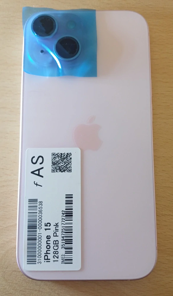 Apple iPhone 15 128 GB Pink, A+ | 85% baterie 