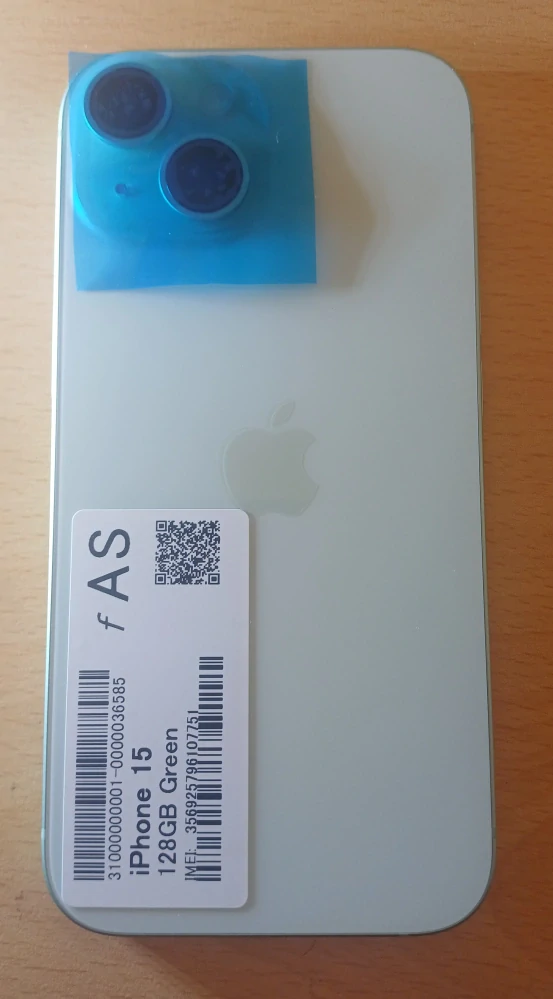 Apple iPhone 15 128 GB Green, A+ | 84% baterie