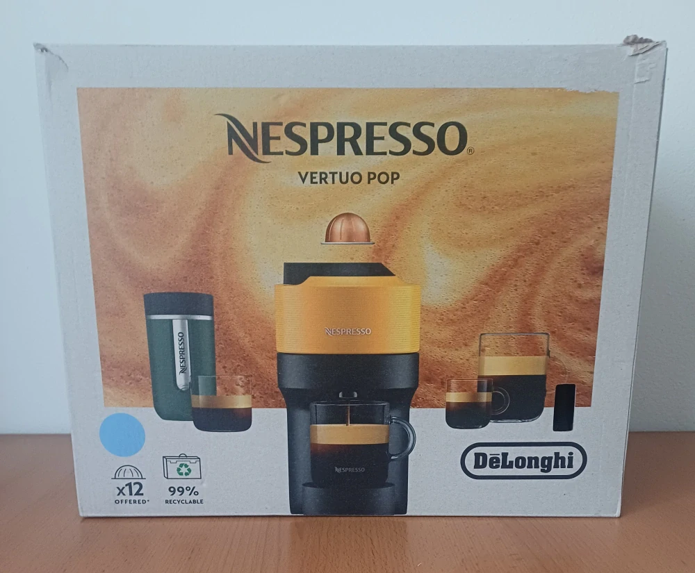 Nespresso Vertuo Pop ENV90.A De’Longhi - modrý