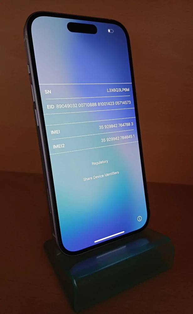 Apple iPhone 15 128 GB Blue,  A+ | 100% baterie