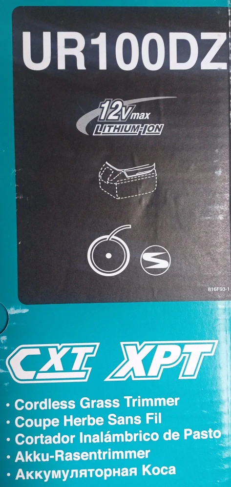 Makita UR100DZ 12V – Aku strunová sekačka (bez akumulátoru a nabíječky)