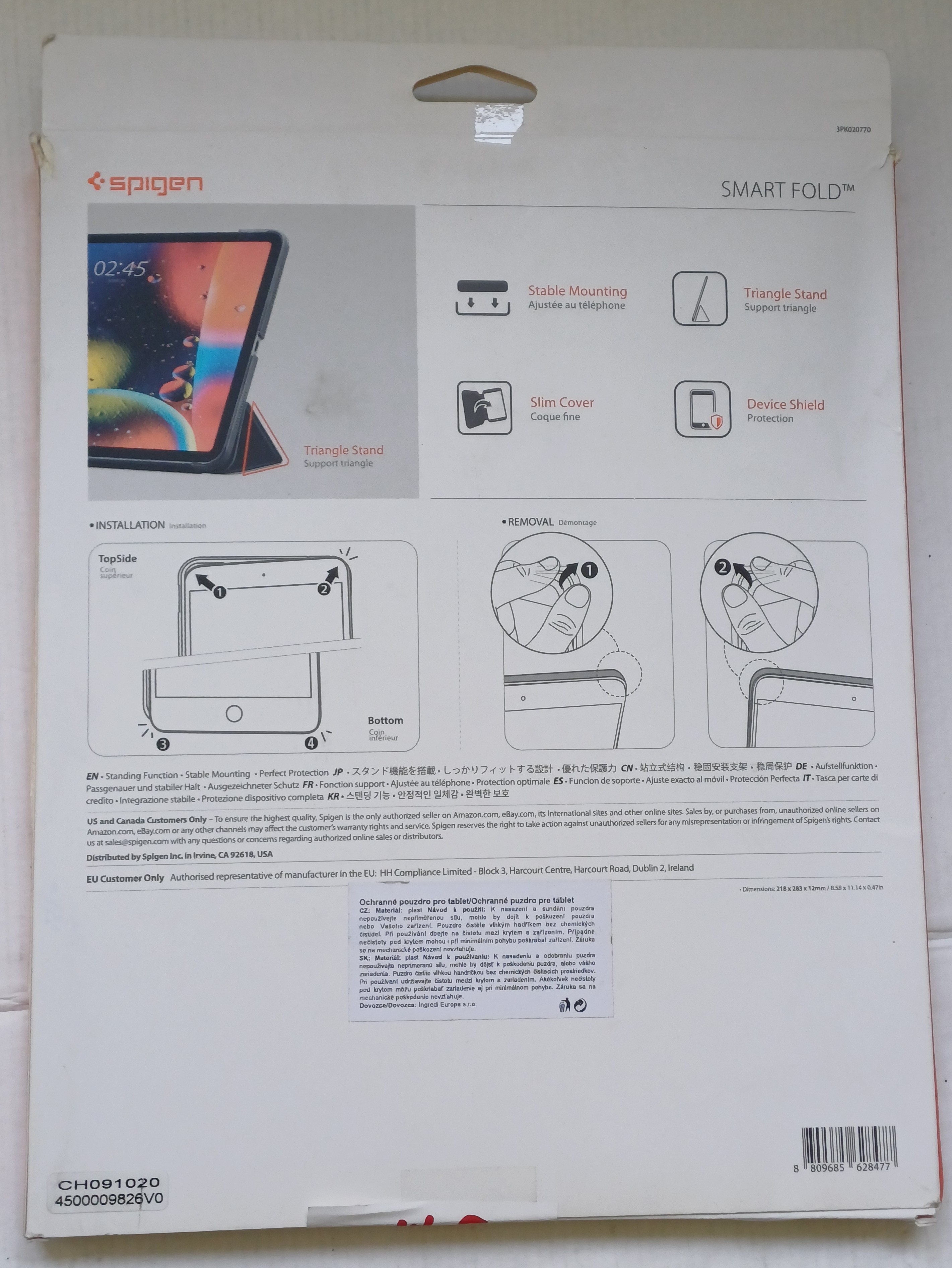 Spigen Smart Fold pro Apple iPad Pro 12.9" (2020)