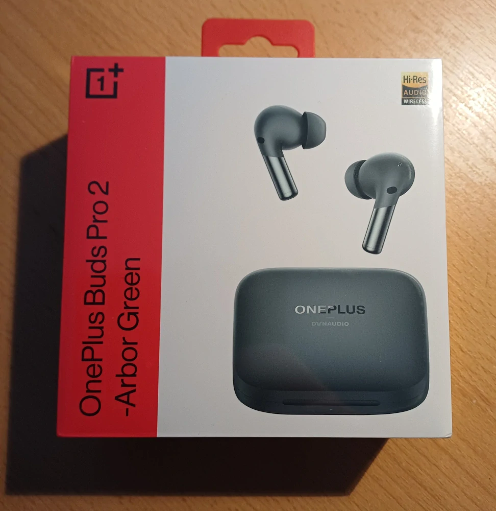 OnePlus Buds Pro 2 – bezdrátová sluchátka s ANC, Arbor Green (Dynaudio)