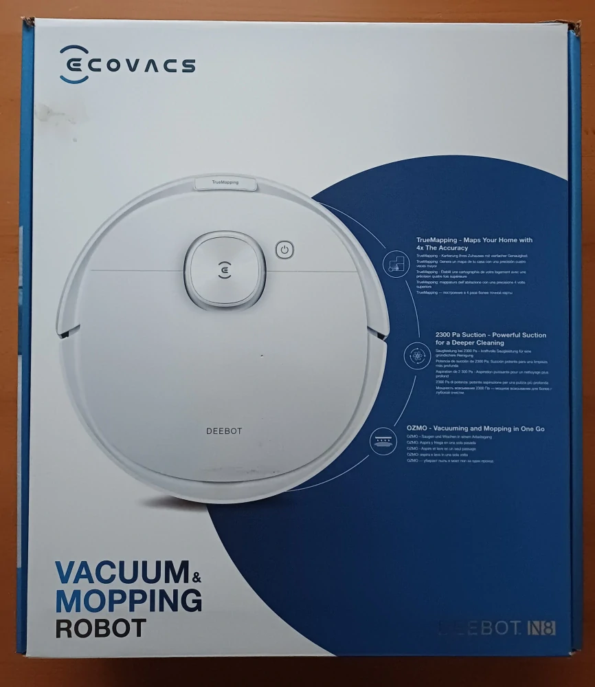 Ecovacs Deebot N8 – robotický vysavač s laserovou navigací