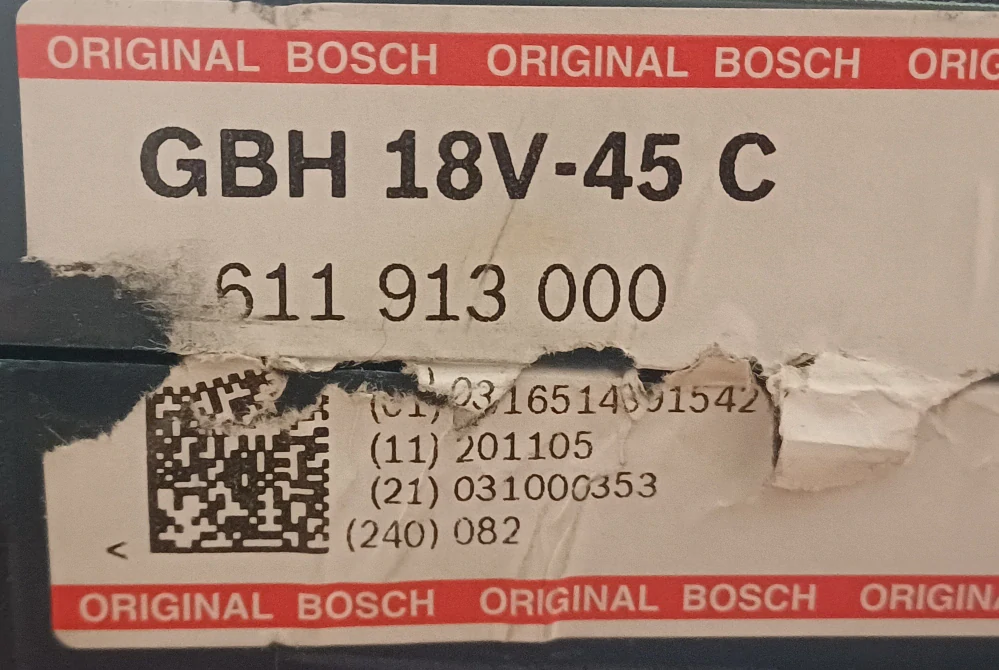 Bosch GBH 18V-45 C Professional – BITURBO SDS-MAX