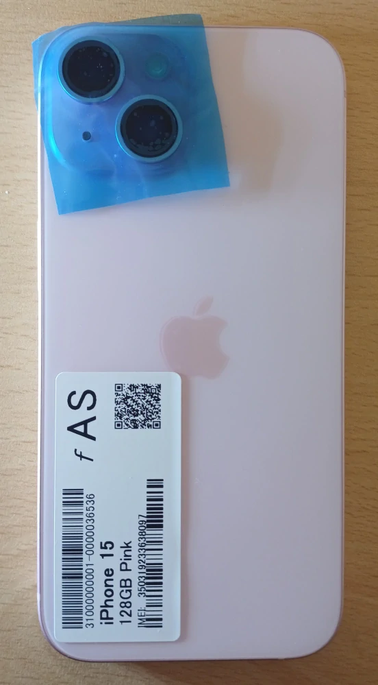 Apple iPhone 15 128 GB Pink, A+ | 86% baterie