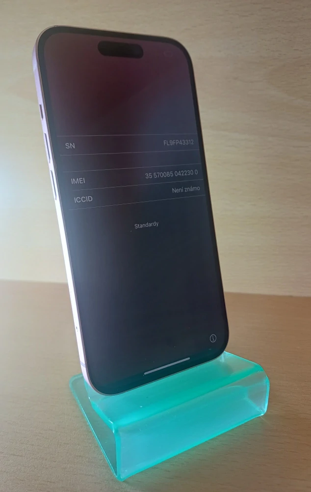 Apple iPhone 15 128 GB Pink, A+ | 91% baterie