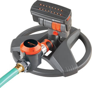 GARDENA ZoomMaxX Sprinkler + Timer