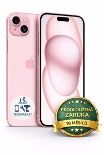 Apple iPhone 15 128 GB Pink, A+ | 85% baterie 