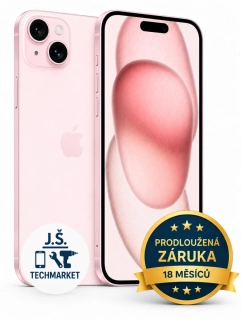 Apple iPhone 15 128 GB Pink, A | 89% baterie