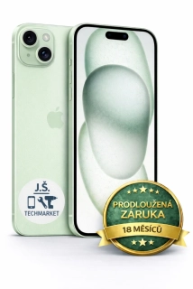 Apple iPhone 15 128 GB Green, A+ | 95% baterie