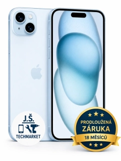 Apple iPhone 15 128 GB Blue,  A+ | 100% baterie